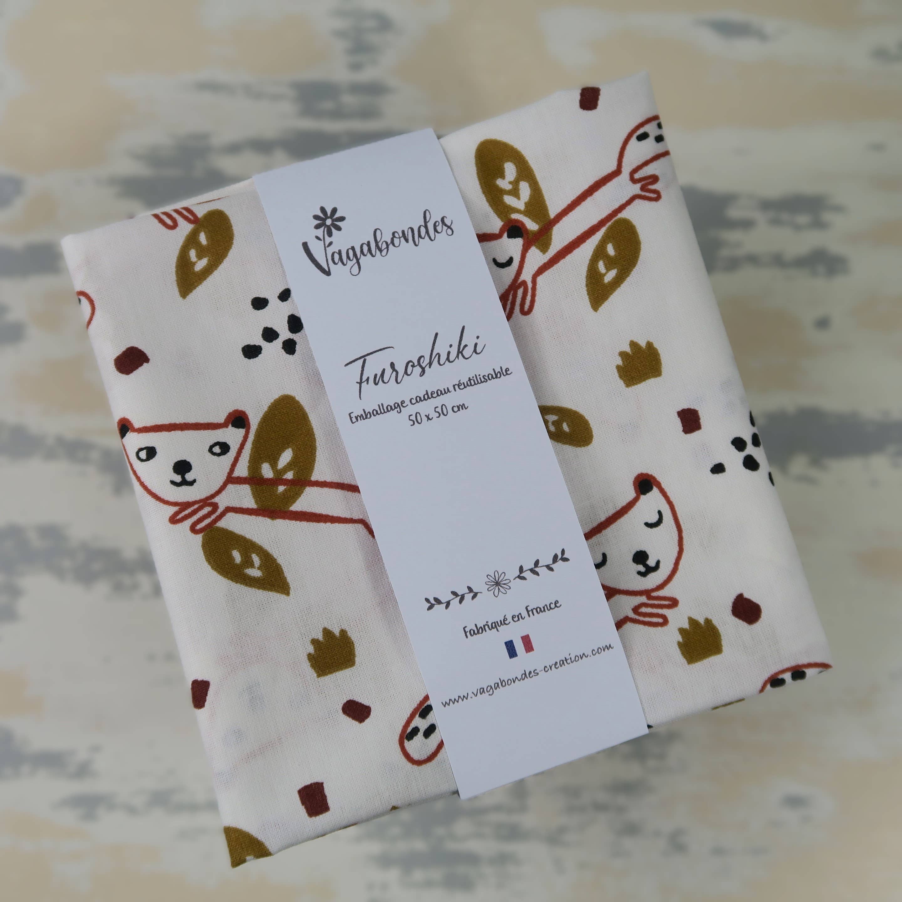 Vagabondes - Wholesale Gift Bag - Furoshiki - reusable gift wrap - Nooky & Arbio0