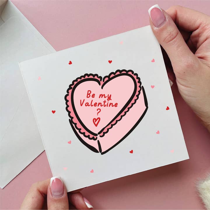 Var Min Valentin Hjärtformad Tårtkort för wholesale av Alphabet Studios