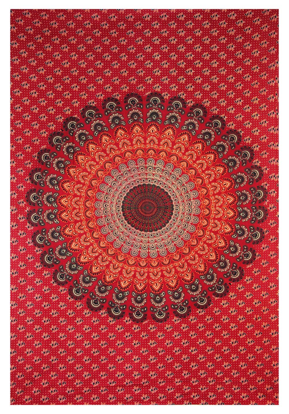 Lungta Imports - Wholesale Tapestry/Textile - Lotus Mandala Tapestry Wall Decor Beach Throw 80”X50”14
