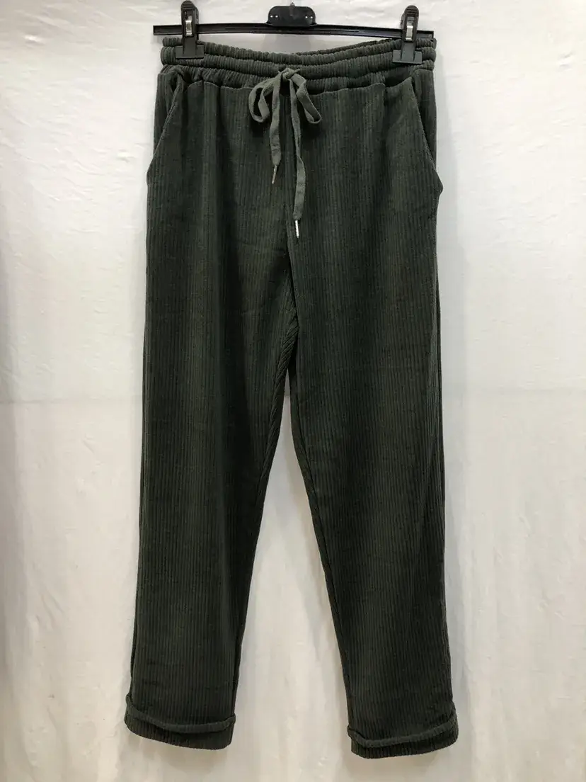Mimi & Gogo - Wholesale Pants - Women's - Corduroy pants @7940_JoggVelours11
