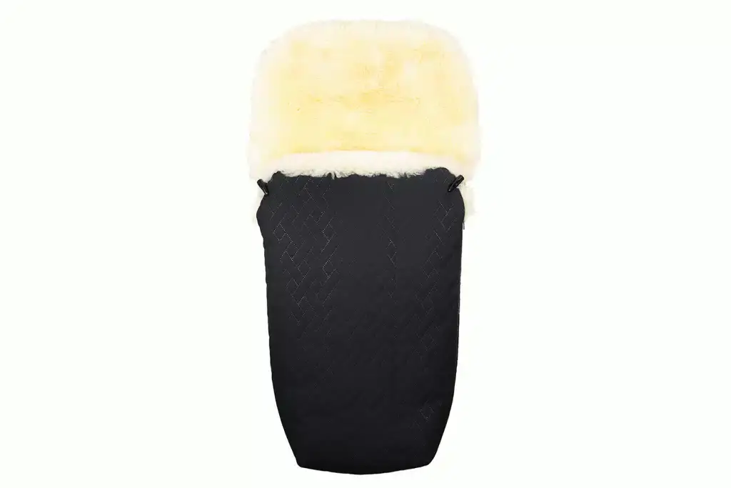 Sheepers – wholesale Shoe accessories – Black Sheepskin Footmuff0