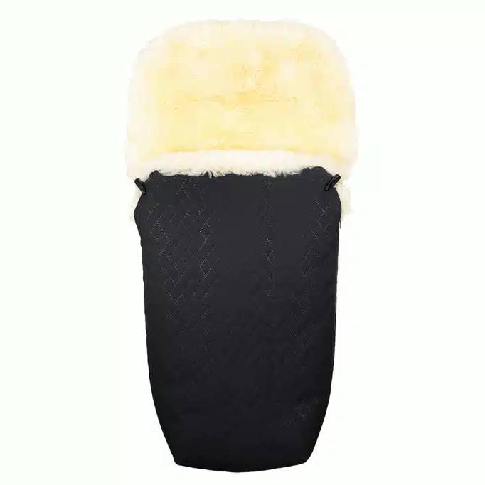 Sheepers – wholesale Shoe accessories – Black Sheepskin Footmuff0