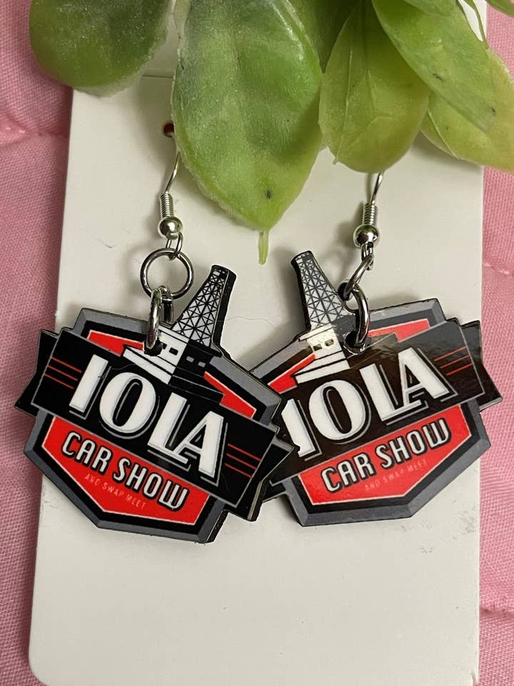 Boucle d'oreille Photo/Business Graphic pour la vente par Knight & Day Custom Creations