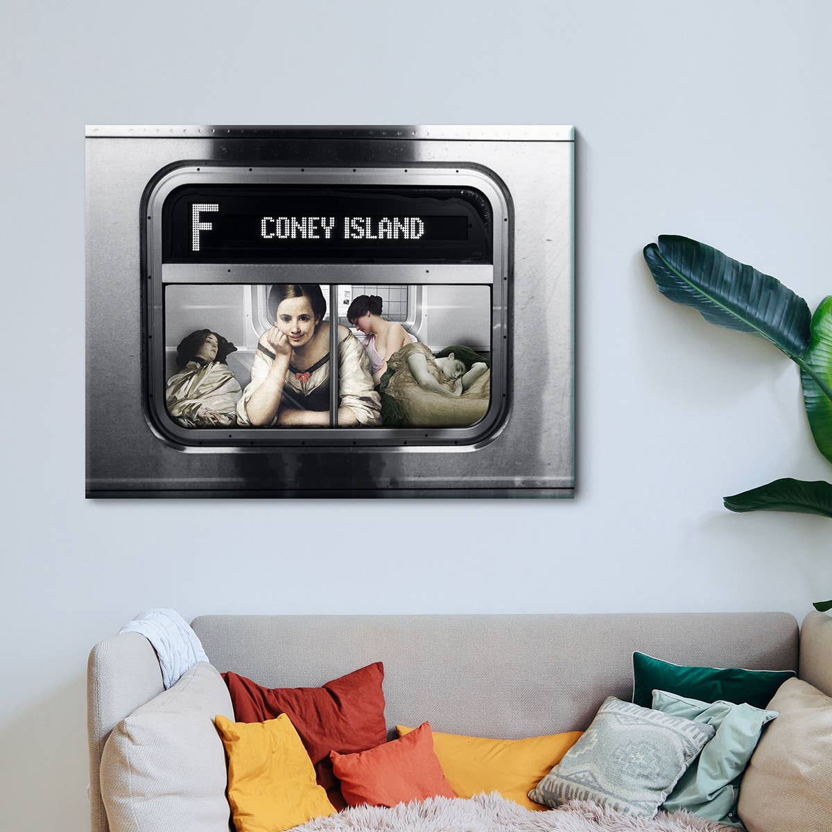 Dikhotomy - Vendita all'ingrosso Stampa artistica - Stampa su tela "Metropolitana per Coney Island"2