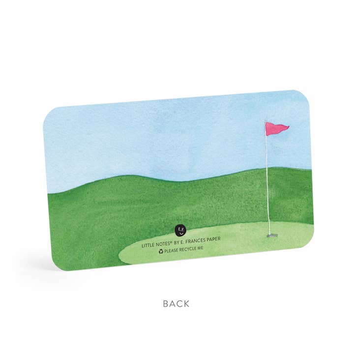 E. Frances Paper - Wholesale Stationery/Notecard Set - Golf Tee Little Notes®3