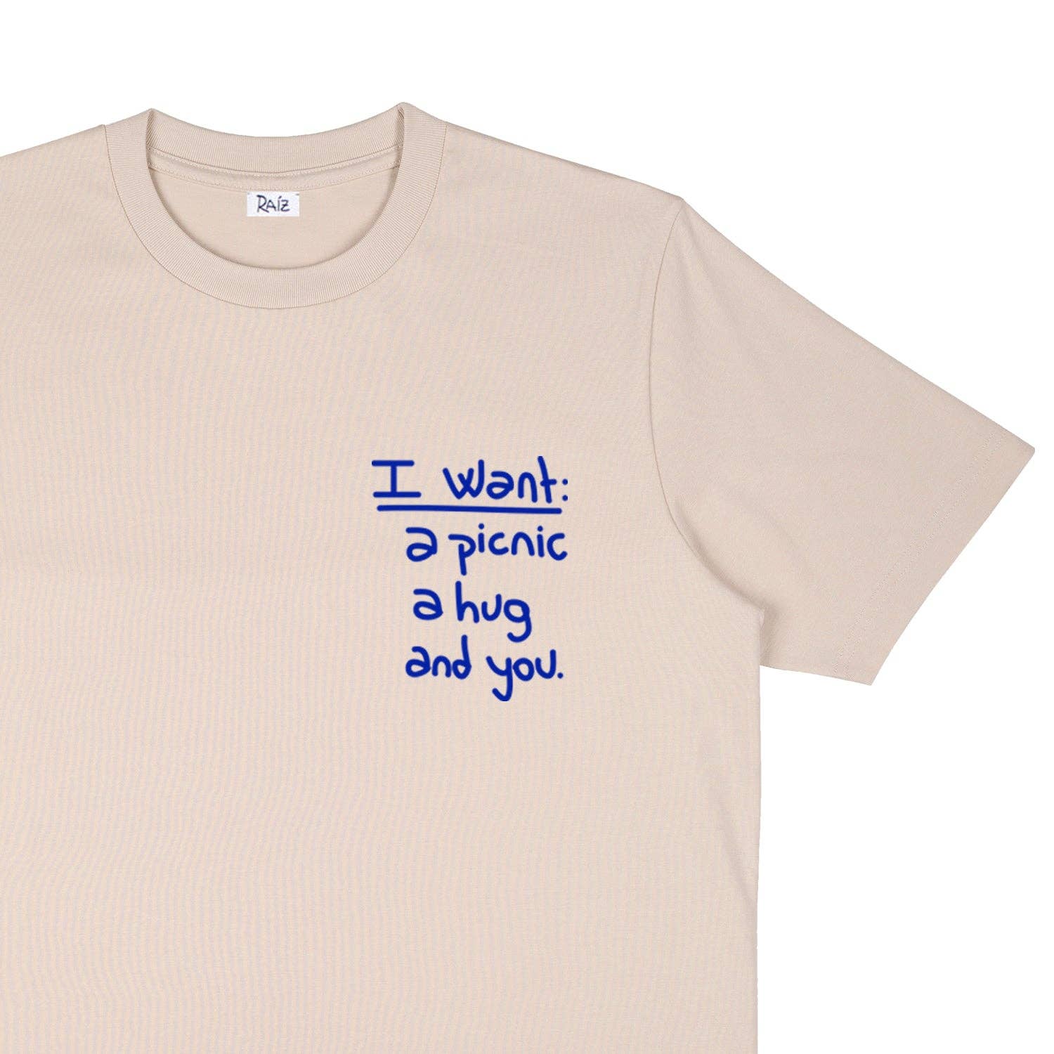 RAIZ - Wholesale Screen Printed T-Shirt - Unisex - PICNIC T-SHIRT1