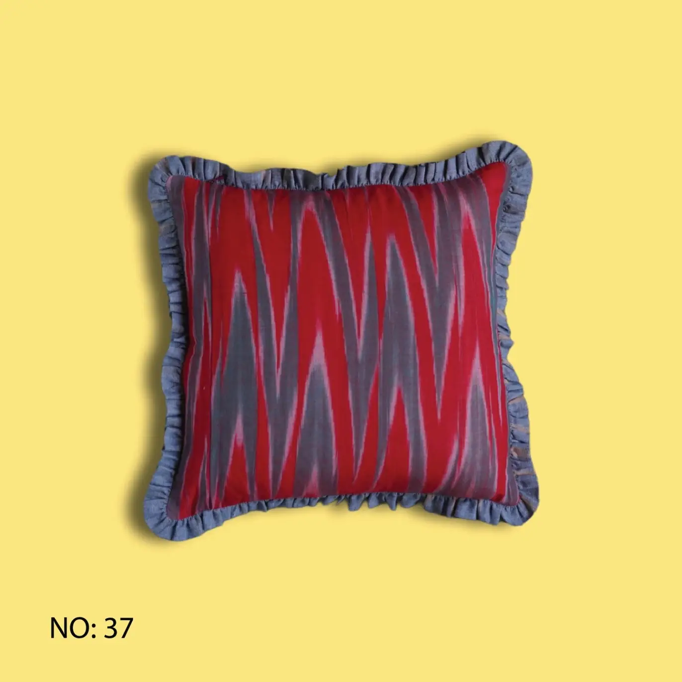 Annahmol - Wholesale Throw Pillow Cover - One of a Kind Vintage Kantha & Ikat Pillow 244