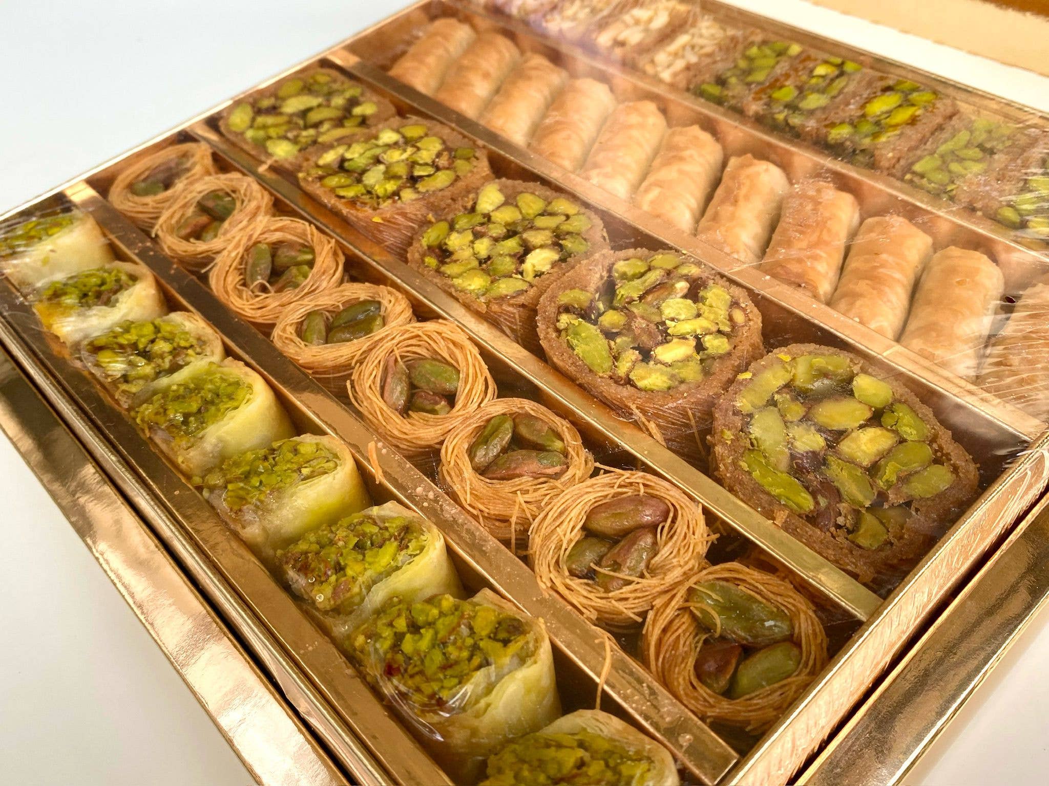 Aladdin - Wholesale Koekje - Zaitoune premium mix baklava met honing (500 gram | 1,1 lb)6