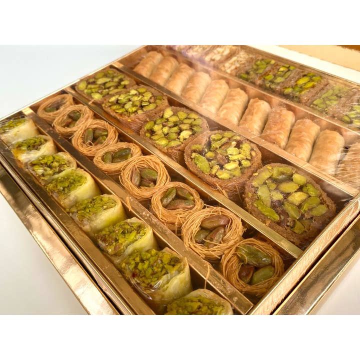 Aladdin - Wholesale Koekje - Zaitoune premium mix baklava met honing (500 gram | 1,1 lb)6