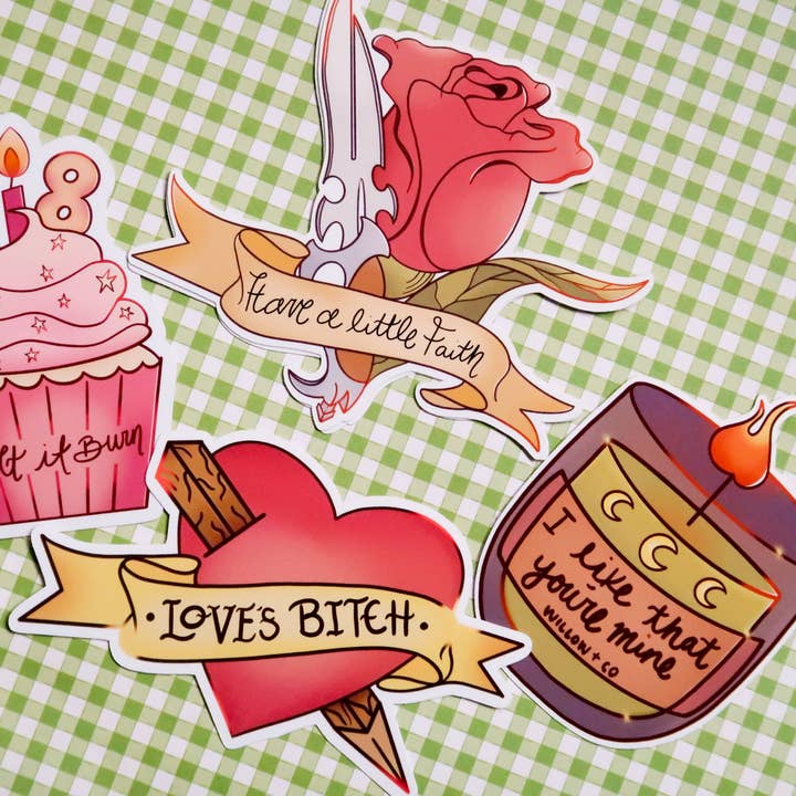 Buffy the Vampire Slayer Sticker Pack for wholesale by Hello Sourdough