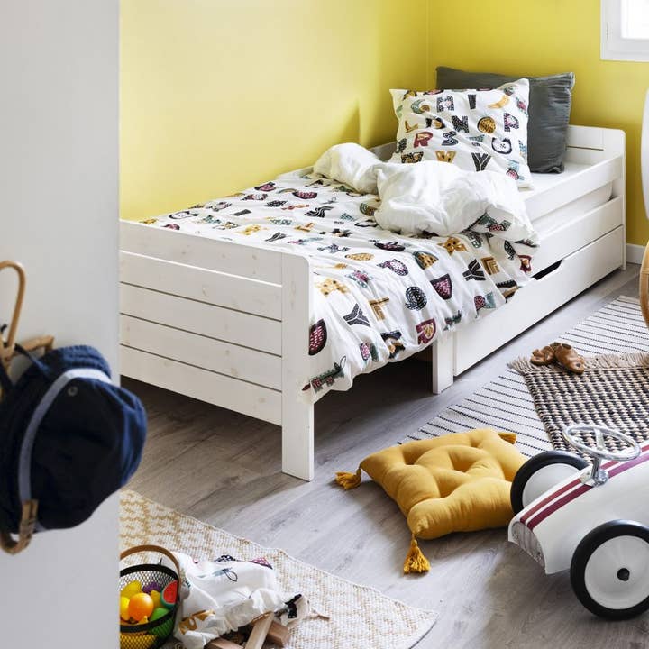 Parure de lit enfant 140x200 cm Coton Farandole pour la vente par Housse De Rêve