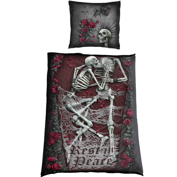 REST IN PEACE - Single One Print Bedlinen + EU Pillow for wholesale by Spiral
