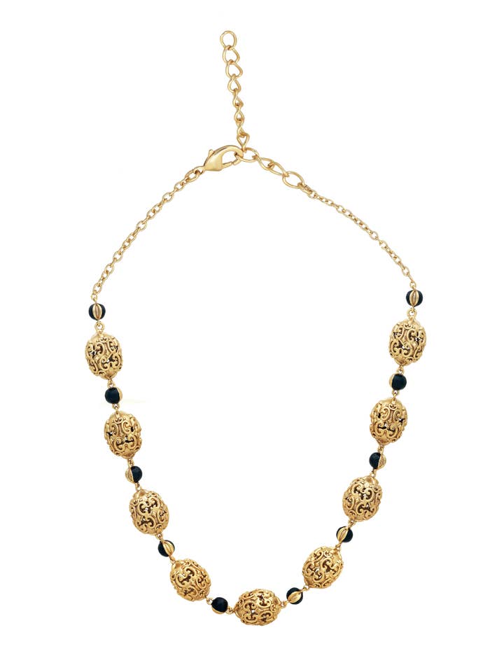 Collier Boule Baroque pour la vente par Melrosia London