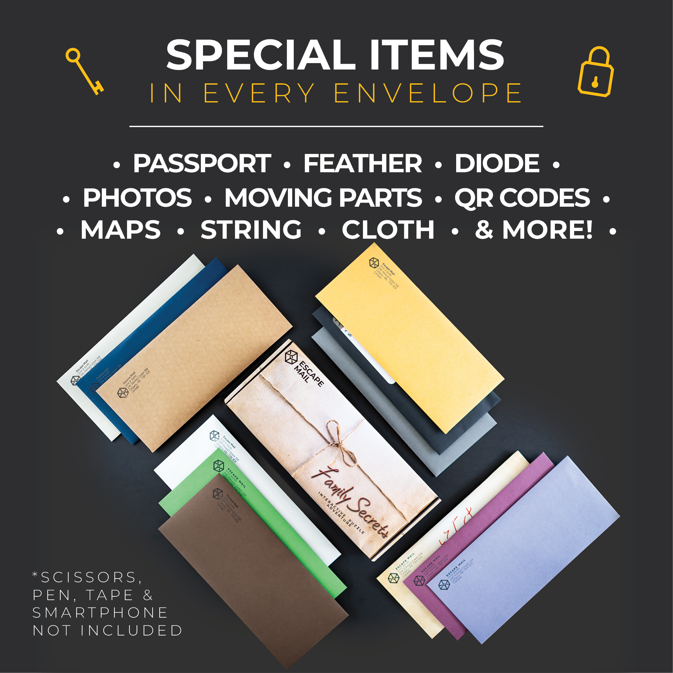 Escape Mail - Wholesale Board Game - Family Secrets Retail Starter Set6