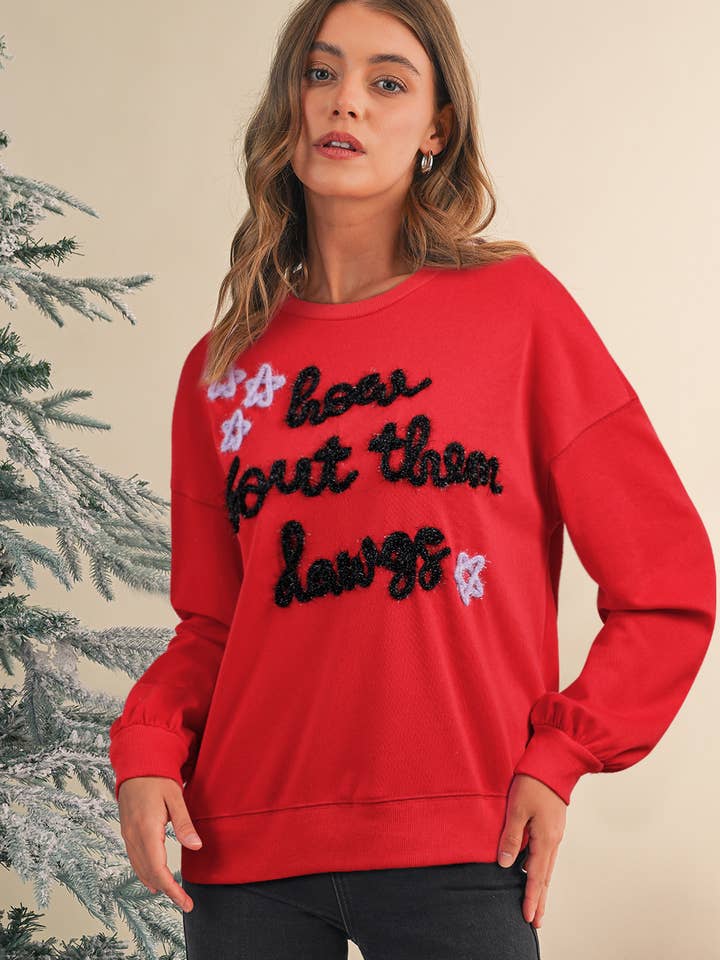 How Bout Them Dawgs Embroidered Sweatshirt | S-XL for wholesale by Aapparella