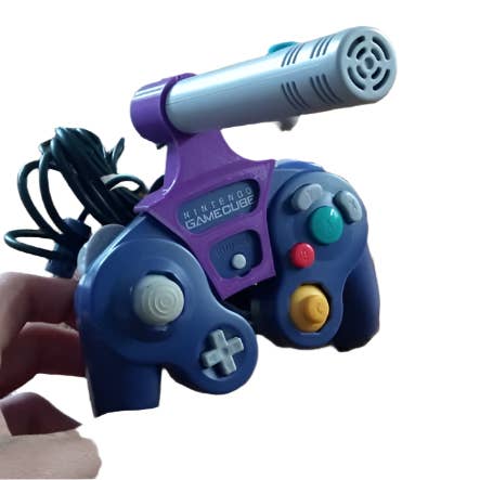 Nintendo GameCube Microphone Controller Clip for wholesale by XALT 3D DESIGNS