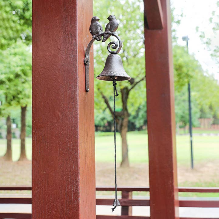 Buddha Ayurveda - Wholesale Decorating Tool - Vintage Wall Bell with Birds – Home & Farmhouse Decor1