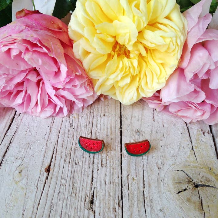 Wassermelonen-Ohrringe für den Großhandel von Daffodil