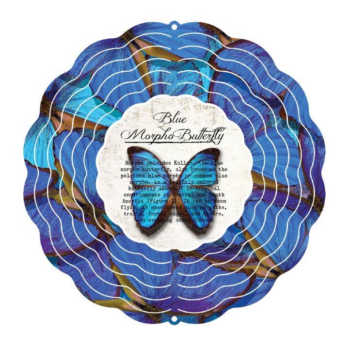 Morpho Wind Spinner for wholesale by Next Innovations