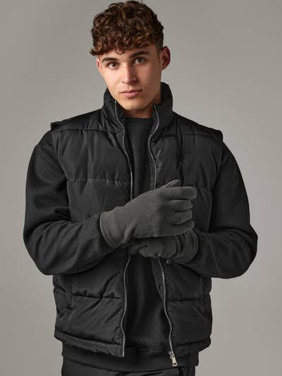 Beechfield Recycled Fleece Gloves | Unisex | Thermal | Elasticated | 3 Colours | S-XL for wholesale by Logo Free Clothing