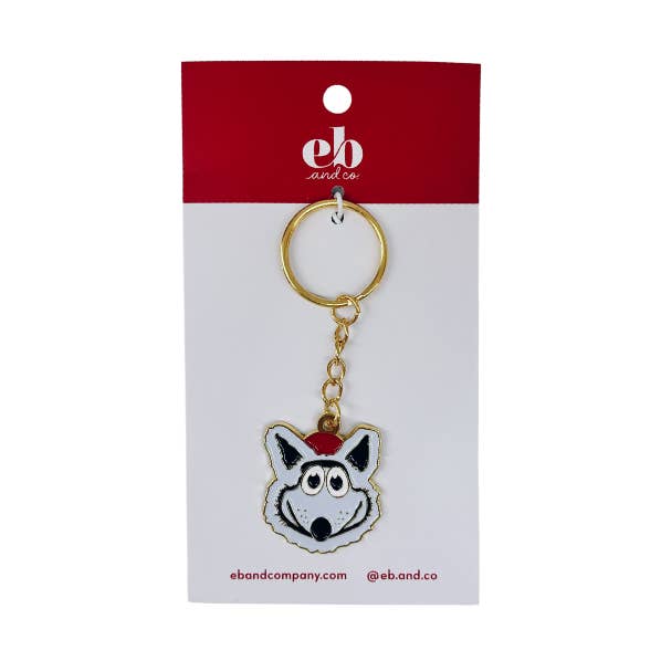 Portachiavi con mascotte di Kansas City per la vendita all'ingrosso da parte di EB and Co.