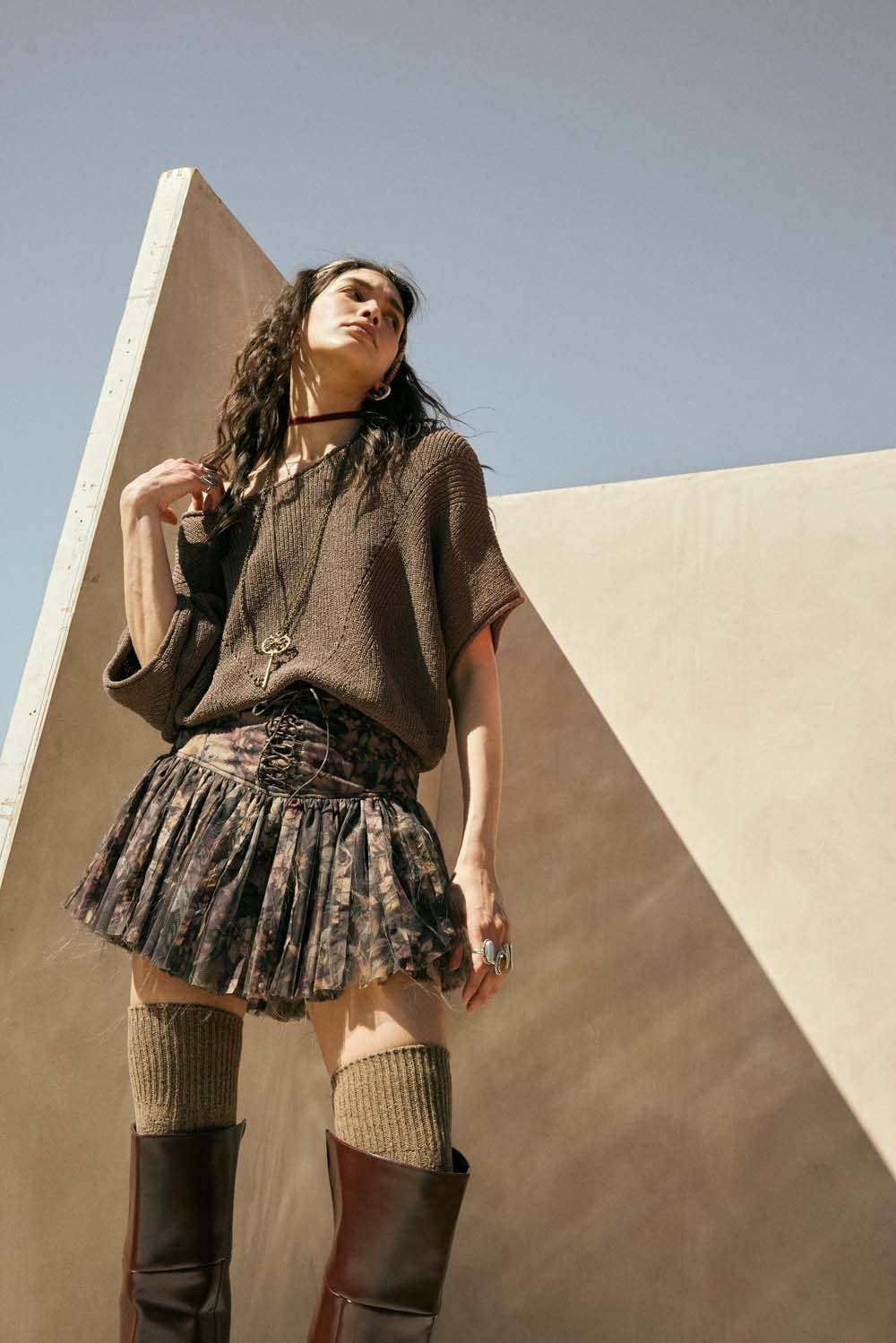 Promesa USA - Wholesale Knit Sweater - Women's - Short-Sleeve Pointelle Ribbed Knit Sweater37