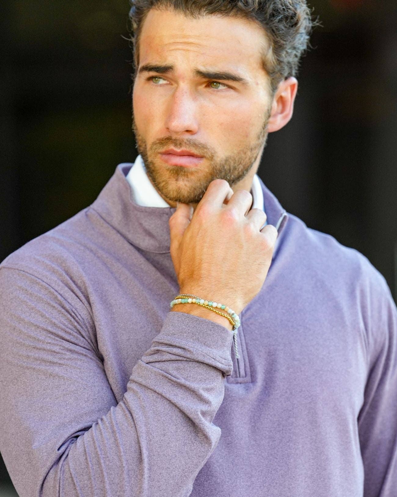 USA Palm – Polo - Homem por atacado – Fecho de 1/4 Mesclado14