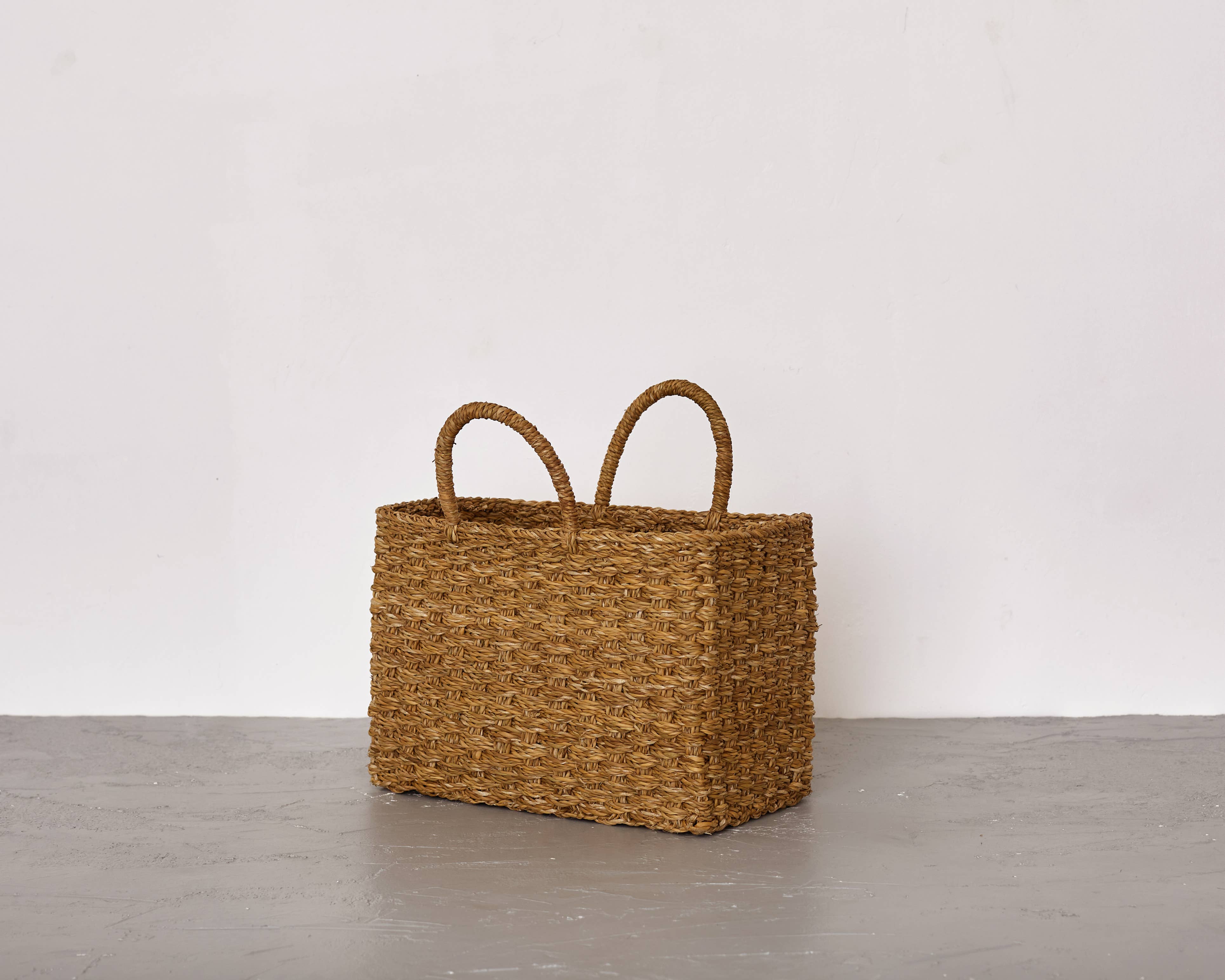 Will & Atlas - Vente Paniers - Panier rectangulaire de récolte en tissage Chatai, 3 tailles4