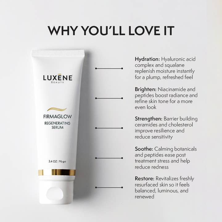 Luxene Beauty - Wholesale Facial Serum/Concentrate - FIRMAGLOW® Regenerating Serum - Case of 121