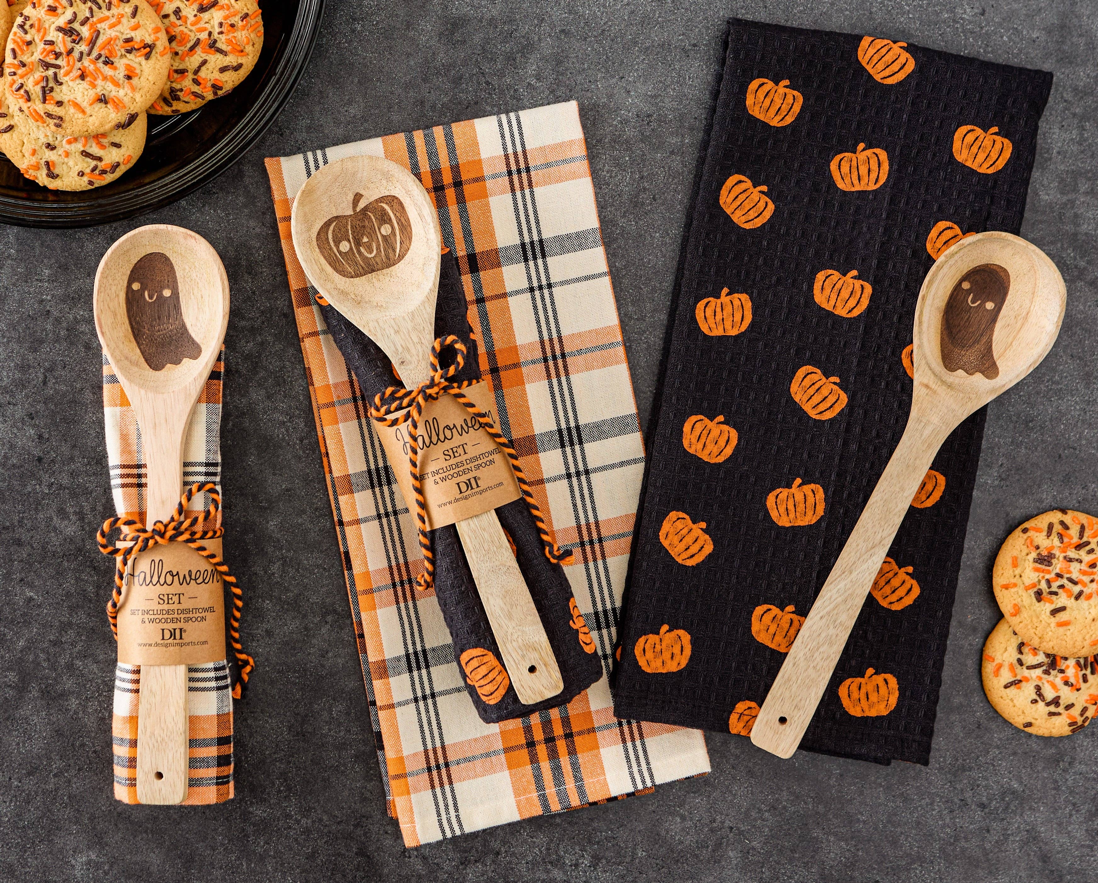 Design Imports - Vendita all'ingrosso Cucchiai da cucina - Felice Halloween DT + Set Regalo Cucchiaio Confezione Mista2