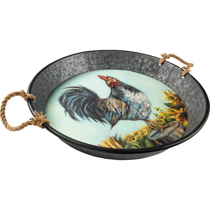 Primitives by Kathy - Wholesale Serving Tray - Rooster Tray
