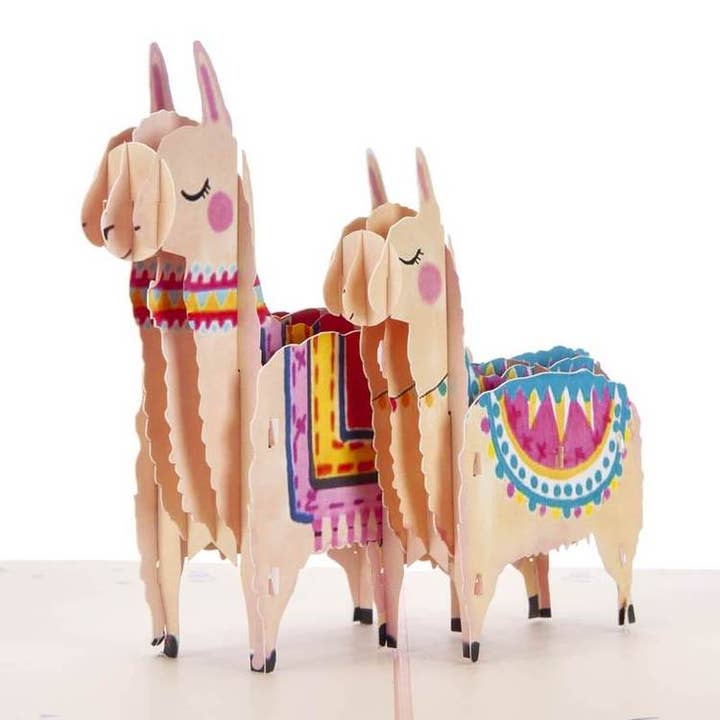 Lama 3D Pop Up for engroshandel hos Wonder Paper Art