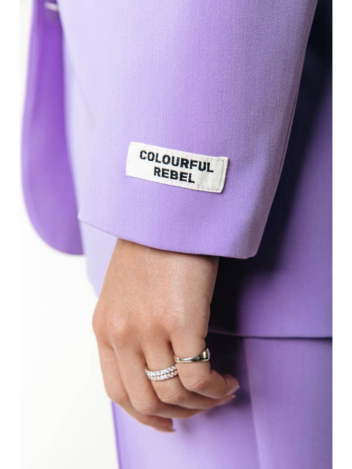 Lilás claro Blazer Gemma | Lilás claro para venda a revendedores na Faire4