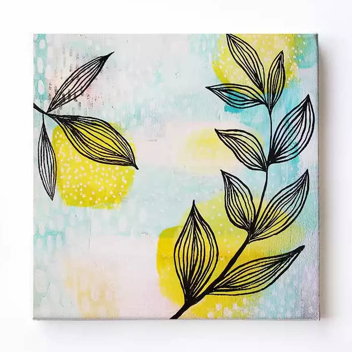 Cuadro "Flora" 20 x 20 cm para venta al por mayor de Poppydesign