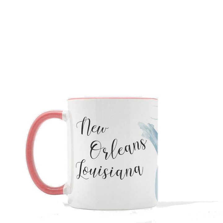 New Orleans Map Mug for wholesale by Dodeline Design