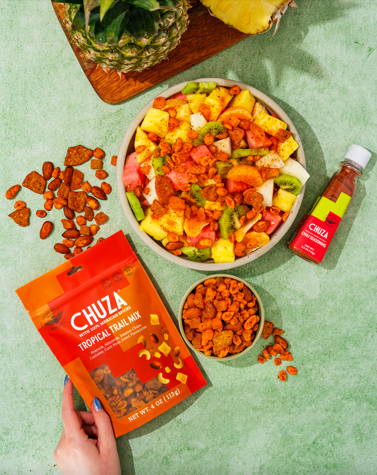 CHUZA - Wholesale Trail Mix - CHUZA | Tropical Trail Mix | Chili-Spiced Snack Blend2