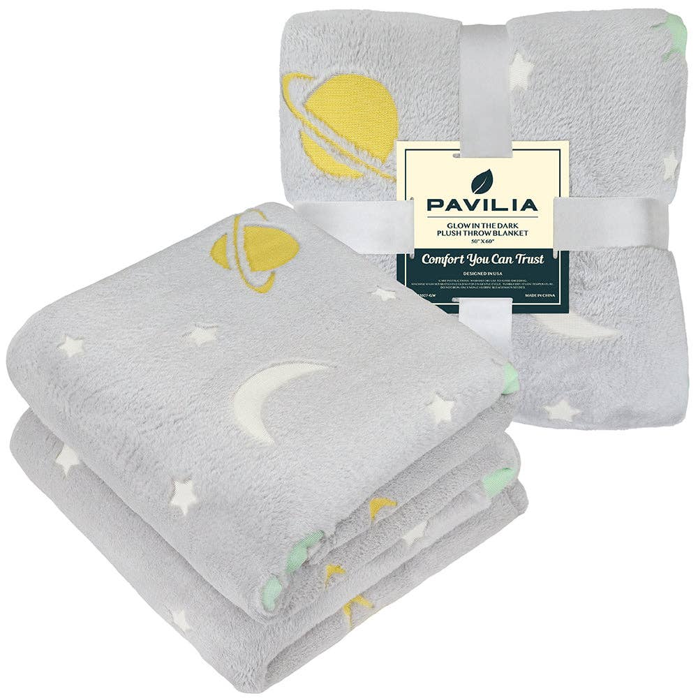 Pavilia – wholesale Throw blanket – Glow In The Dark Fleece Throw Blanket30