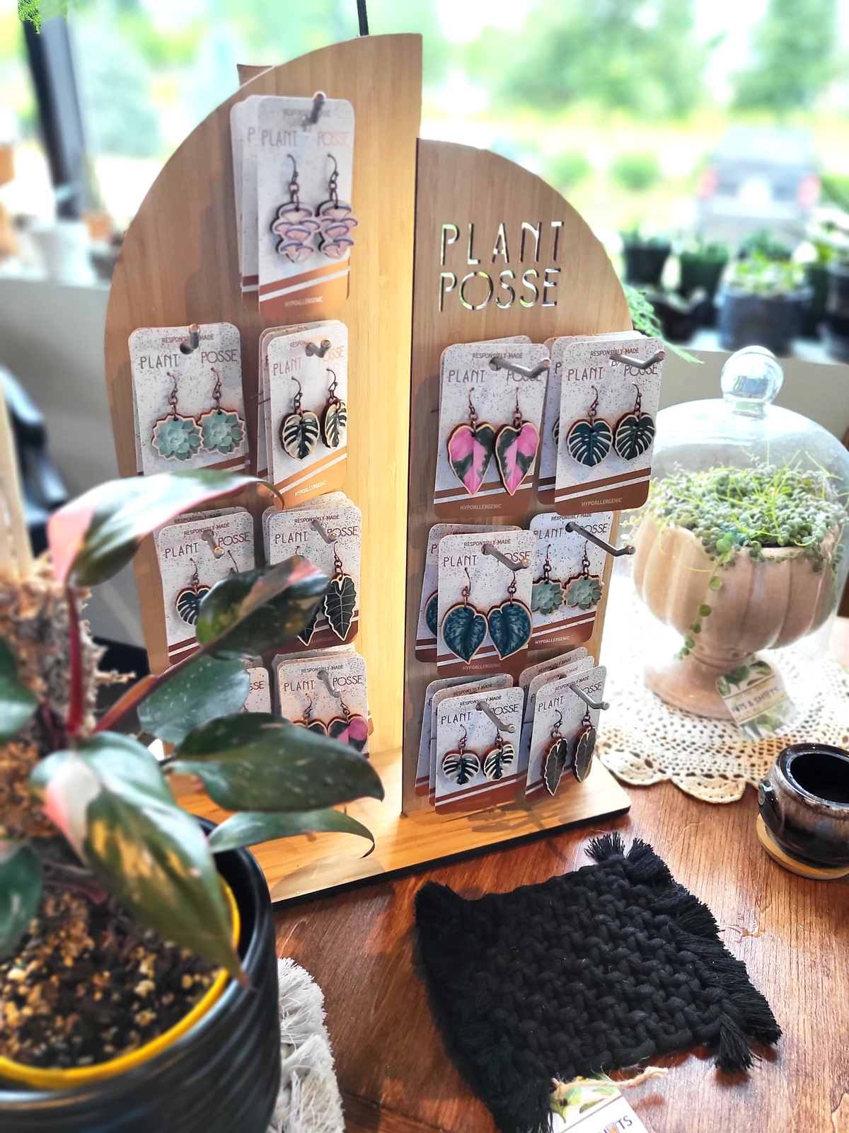 Plant Posse - Wholesale Sieradenstandaard en display - Sieradendisplay 1, klein staand houten rek3