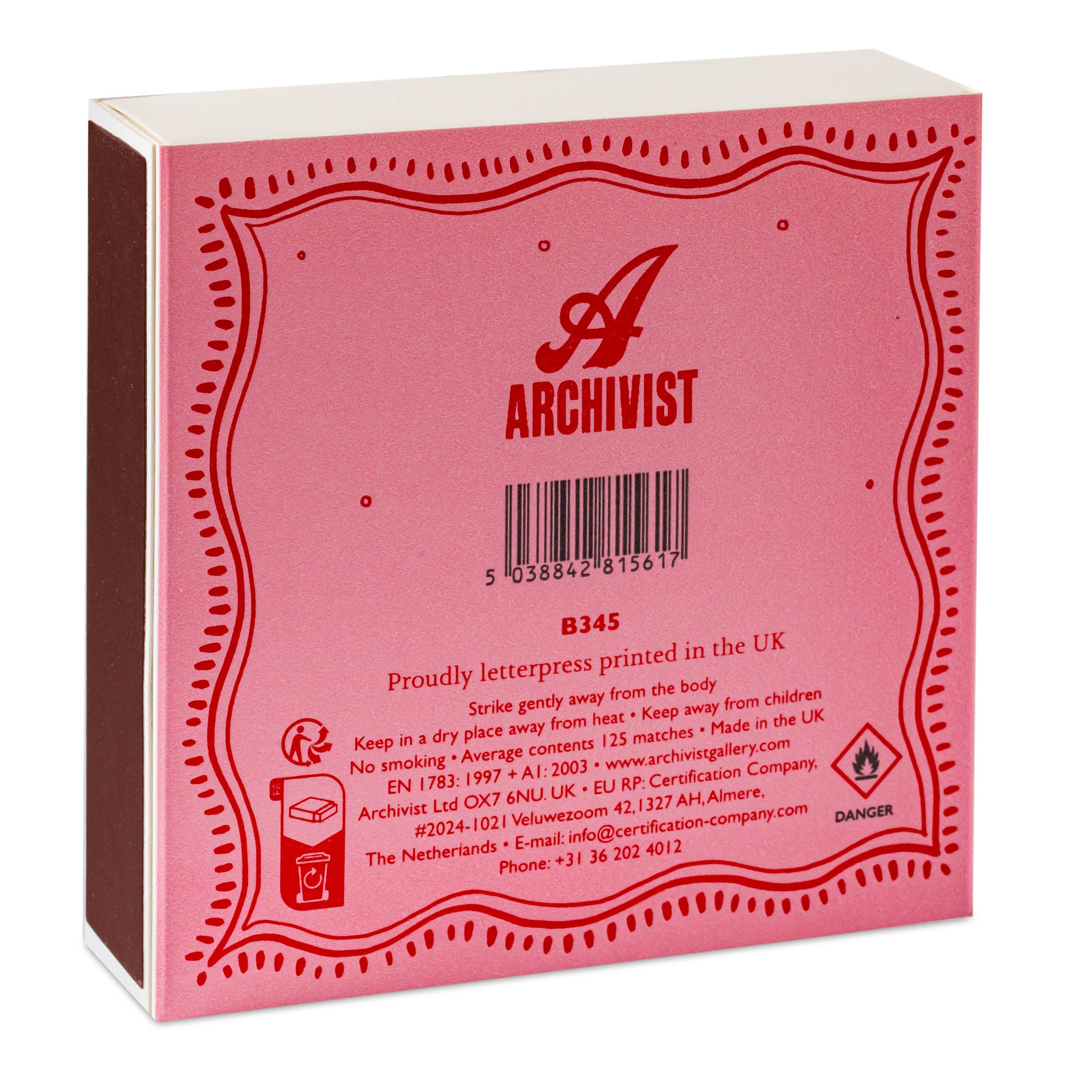 Archivist Gallery | UK - Wholesale Matches - Merry & Bright | Square - Christmas Safety Matches🎄2