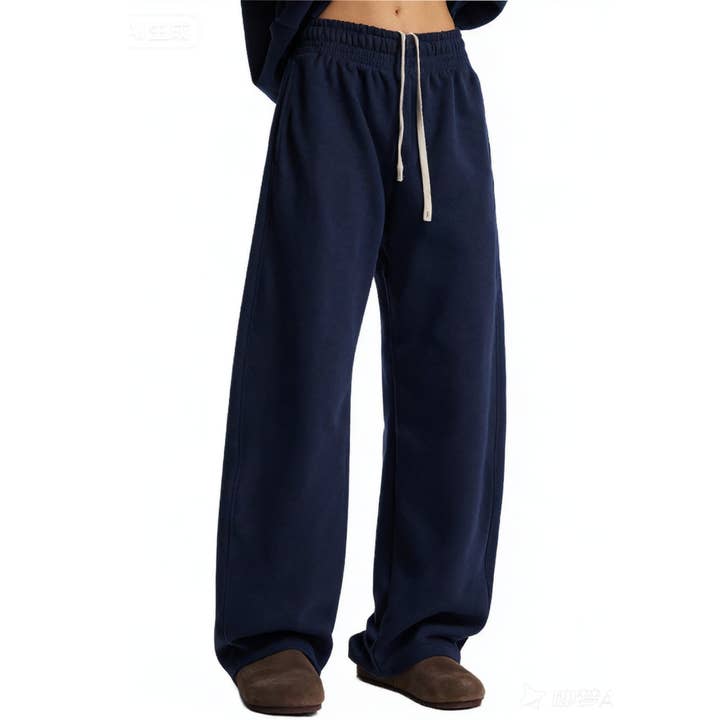 Sodalemon - Wholesale Lounge Sweatpants/Joggers - Women's - Unisex Thermal Fleece Drawstring Casual Jogger Pants10