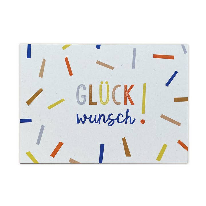 Congratulations postcard for wholesale by Tell Me