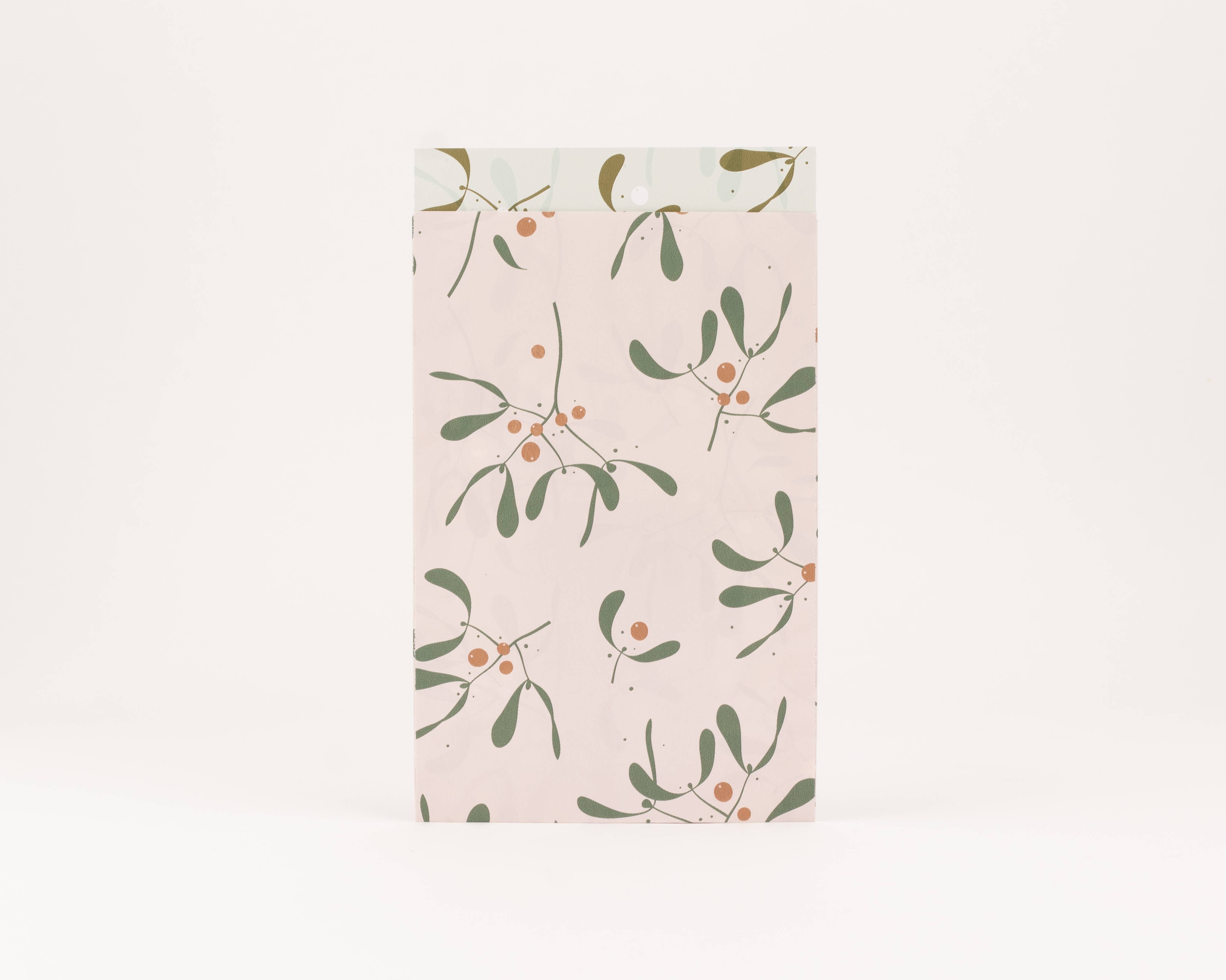 liebevoll verpackt - Wholesale Gift Bag - Paper Bags Mistletoe, Pink (Christmas)3