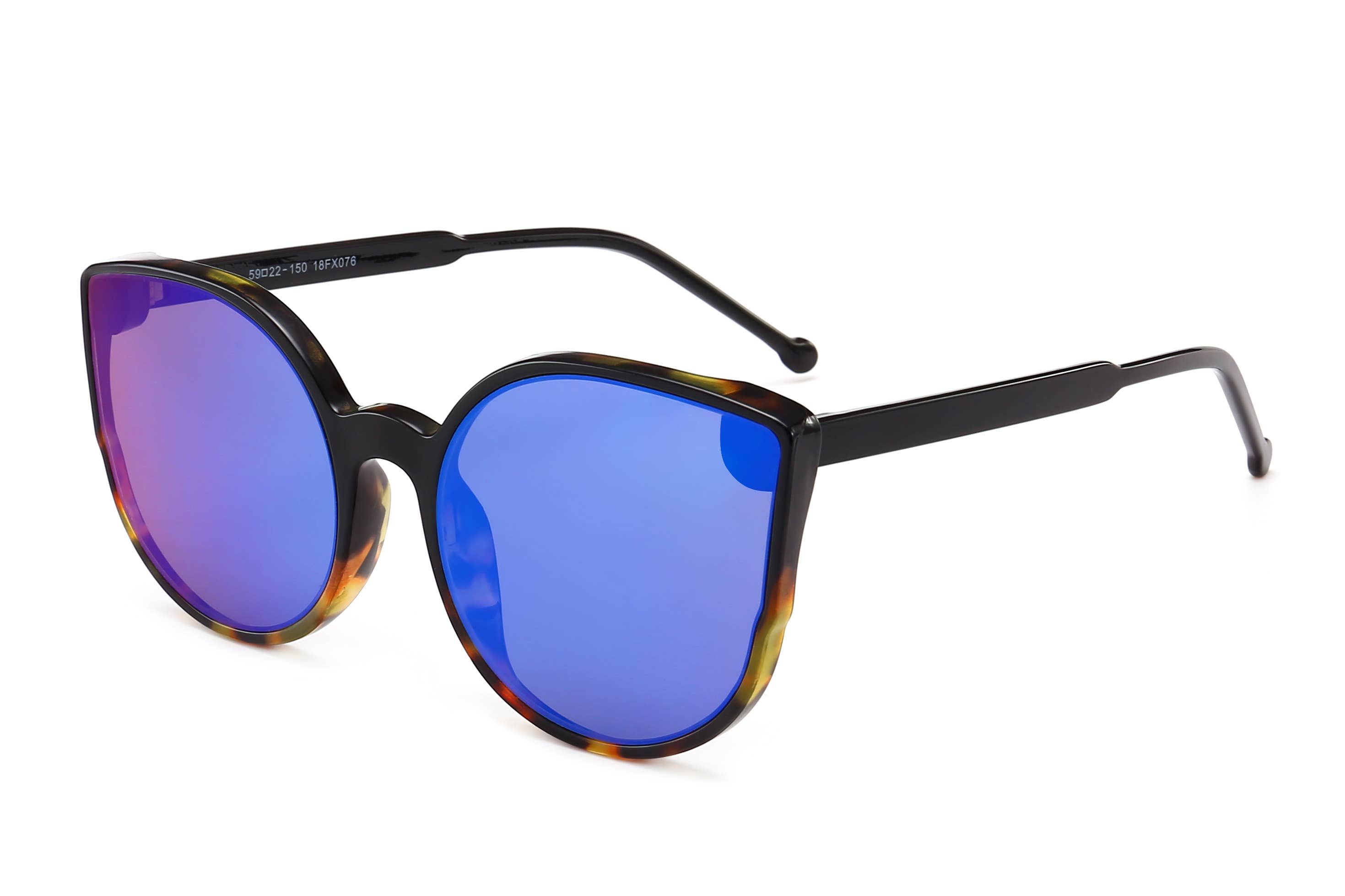 Trio Trading - Vendita all'ingrosso Occhiali da sole - Bambini - Occhiali da sole a specchio con occhi di gatto per ragazzina, assortiti, confezione da 128