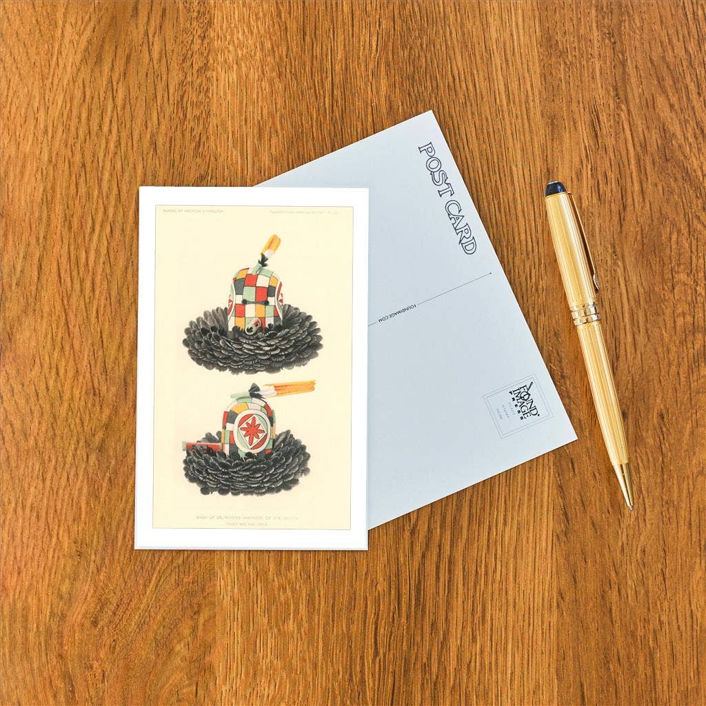 Found Image Press - Wholesale Postcard - Postcard NA-191 Mask of Zenith Warrior1