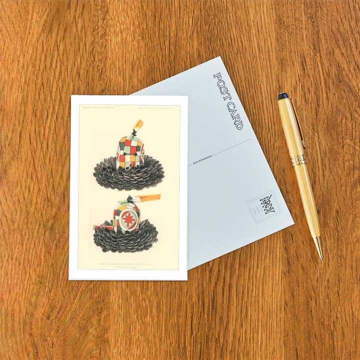 Found Image Press - Wholesale Postcard - Postcard NA-191 Mask of Zenith Warrior1