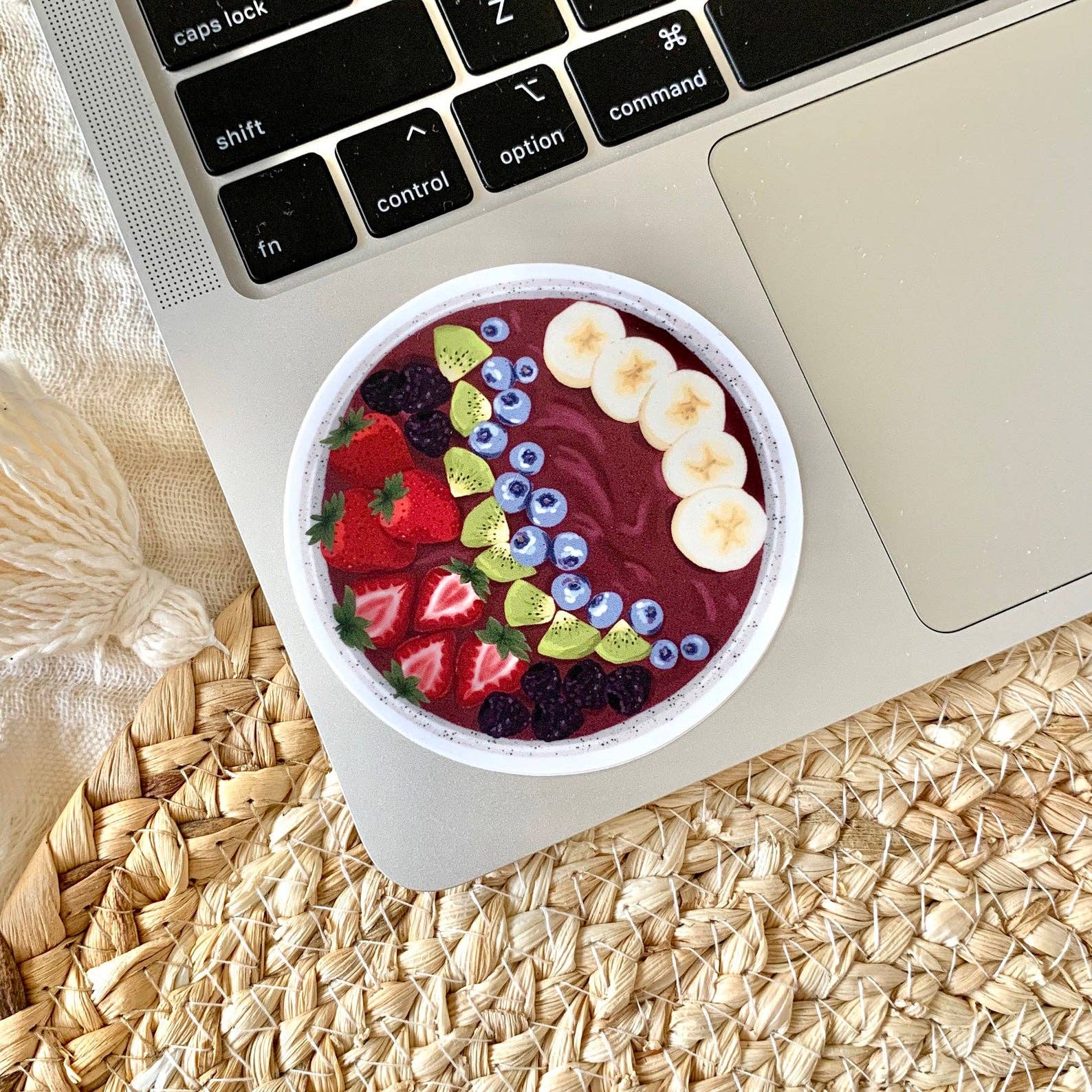 Elyse Breanne Design - Wholesale Sticker - Acai Bowl Sticker 2.75x2.75in