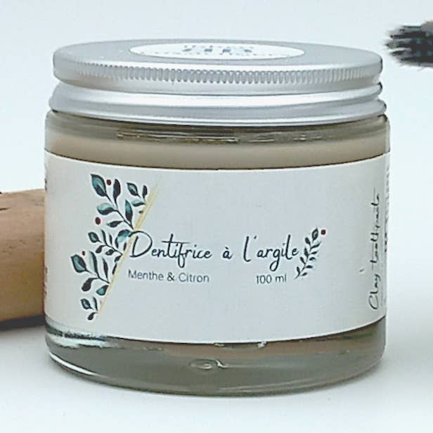 Dentifrice naturel menthe, citron et thym pour la vente par Ibbeo Cosmétiques