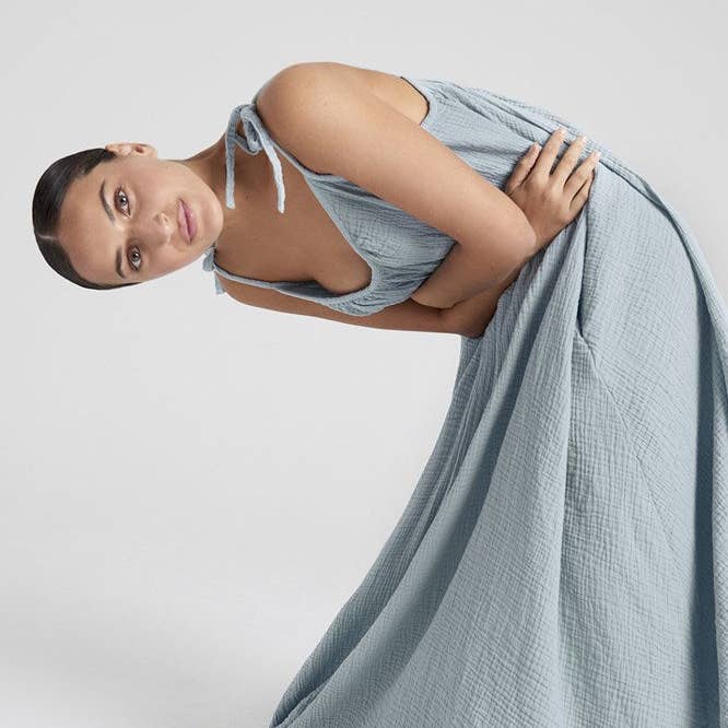 Tie Me Maxi and other Purchase Wholesale korean clothes. Free Returns & Net 60 Terms on Faire trending on Faire.