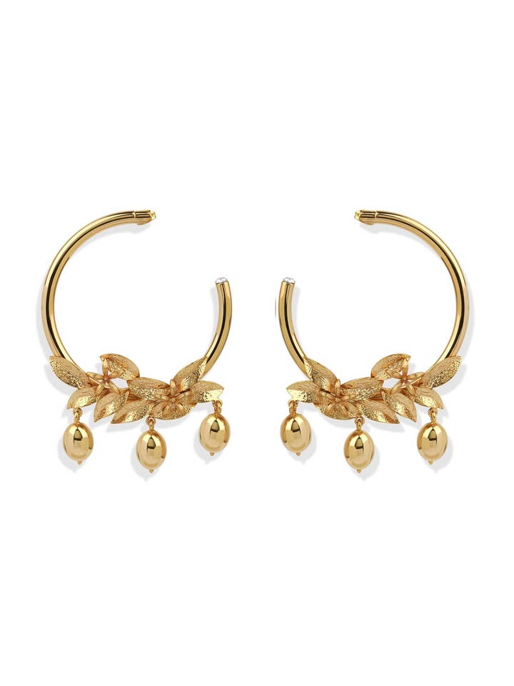 Brincos de argola de limão por atacado de Ninon