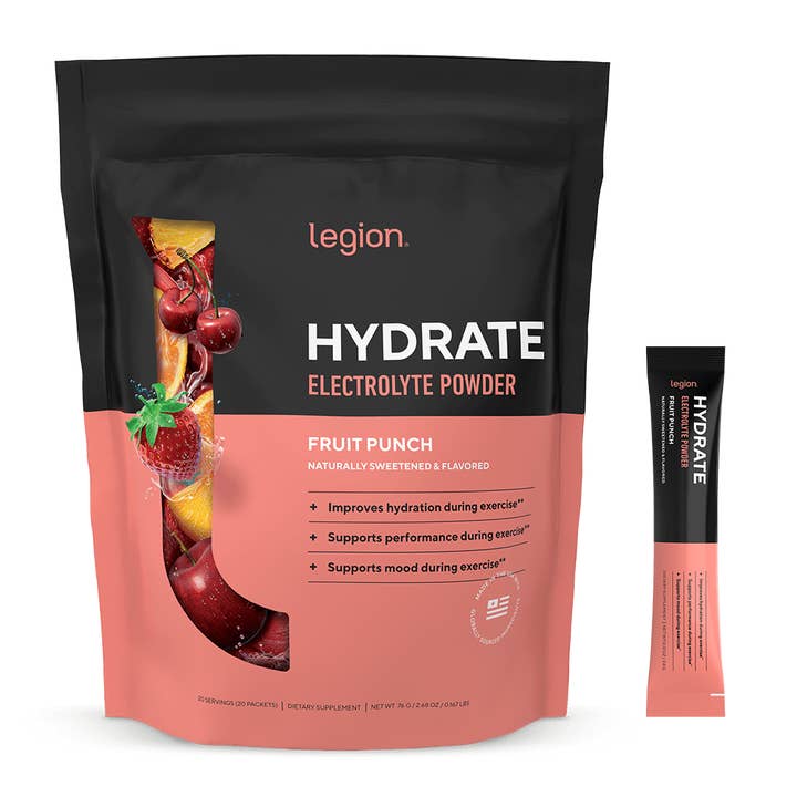 Poudre d'électrolytes hydratante pour la vente par Legion Athletics, Inc.
